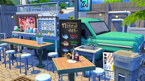 USABLE 🍔 FOOD TRUCK in Sims 4 - YouTube