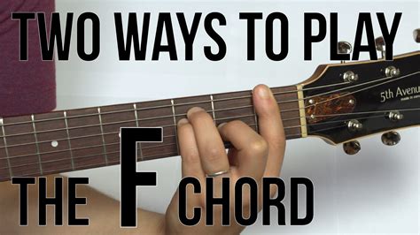 The Easy Way To Play The F Major Chord - Good Guitarist