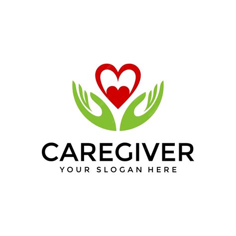 Premium Vector | Caregiver logo design template premium download