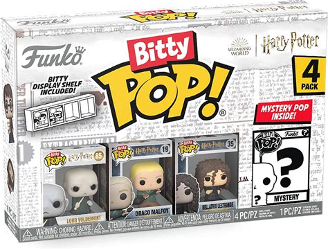 FUNKO BITTY POP!: Harry Potter - Voldemort 4 Pack - Walmart.com