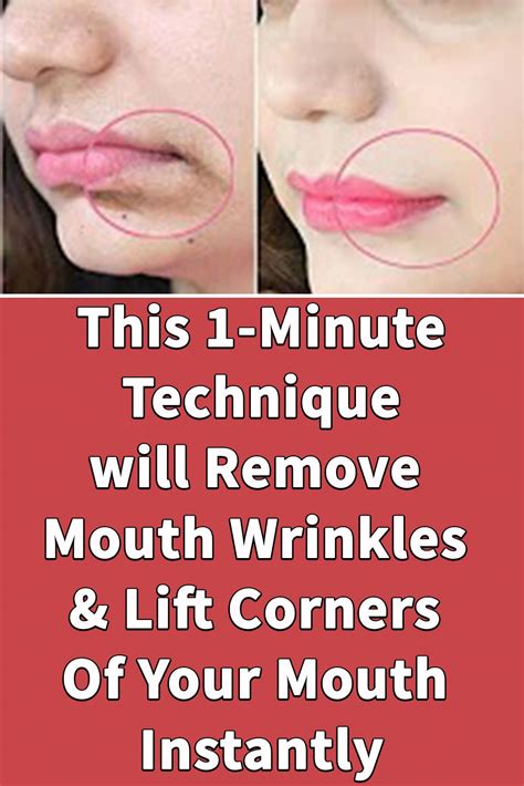 This 1-Minute Technique will Remove Mouth Wrinkles & Lift Corners Of Your Mouth Instantly ...