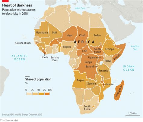 More than half of sub-Saharan Africans lack access to electricity