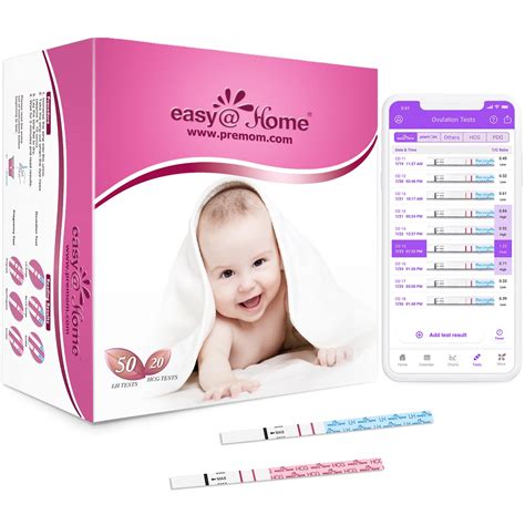 Buy Easy@Home50 Ovulation Test Strips and 20 Pregnancy Test Strips-Width of 5mm-Powered by ...