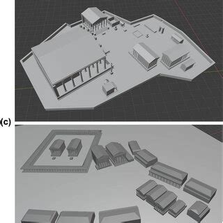 (a) Screenshot of the 3D model of the Capitoline Hill. (b) Screenshot... | Download Scientific ...