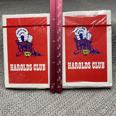 Vintage Playing Cards, Harolds Club Casino, Reno, NV. Two Sealed/Unopened Decks | eBay