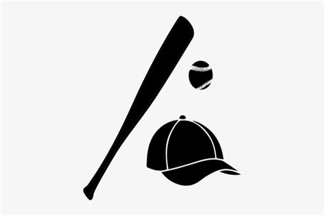 Vector Free Bat And Ball Clipart - Baseball Bat Silhouette Png Transparent PNG - 400x465 - Free ...