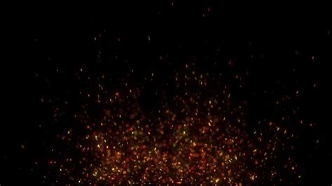 Fire Dust Particles Sparks Black Screen Effects Background HD 1080p - YouTube