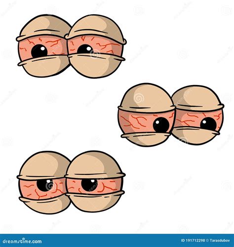 Cartoon Image Of Tired Eyes | CartoonDealer.com #95671049