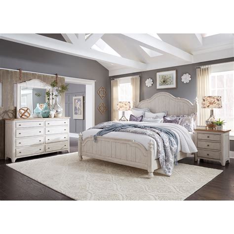 Liberty Furniture Farmhouse Reimagined 652-BR-KPSDMN King Bedroom Group | Thornton Furniture ...