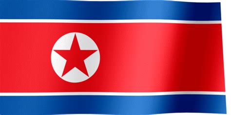 Flag of North Korea (GIF) - All Waving Flags