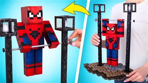 DIY Spider-Man Pull-Up dari Kardus - YouTube