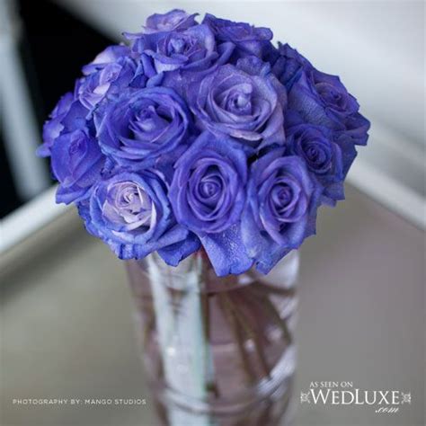 indigo roses | Bridal bouquet blue, Blue wedding flowers, Wedding event decor