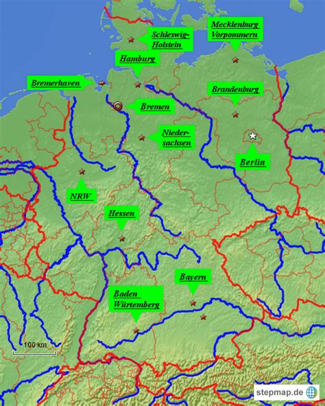 Regionen In Deutschland Karte