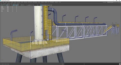 Lng Terminal Port 3D Model - TurboSquid 1574844