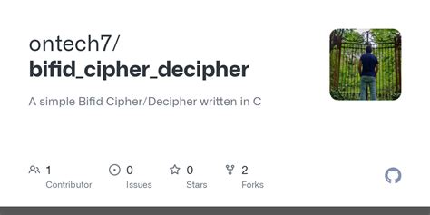 GitHub - ontech7/bifid_cipher_decipher: A simple Bifid Cipher/Decipher written in C