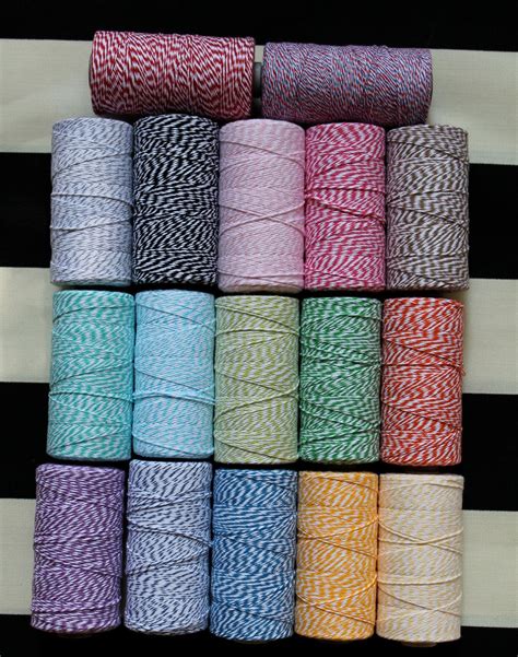 Bakers Twine- 240 yards-- 17 Colors. $10.99, via Etsy. | Bakers twine ...