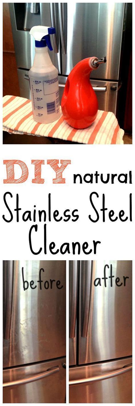 DIY: Homemade Stainless Steel Cleaner. The BEST way to get rid of fingerprints on your stainless ...