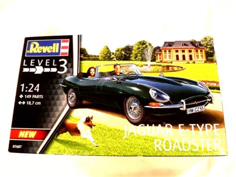 1/24 REVELL BRITISH Sports Car Jaguar XKE E Type Roadster # 07687 $42. ...