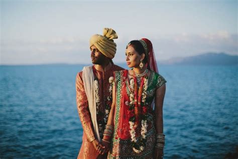 Modern Indian Wedding in Fiji | Junebug Weddings