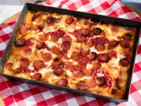 Detroit-Style Pepperoni Pizza Recipe | Jeff Mauro | Food Network