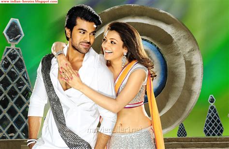 indian-heroins.blogspot.com: Ram Charan Teja' Naayak movie Kajal Agarwal hot photos