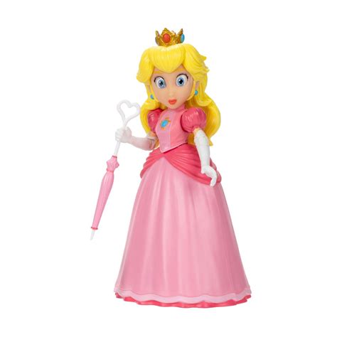 Jakks Pacific Super Mario Bros. Movie Princess Peach 5-in Action Figure ...