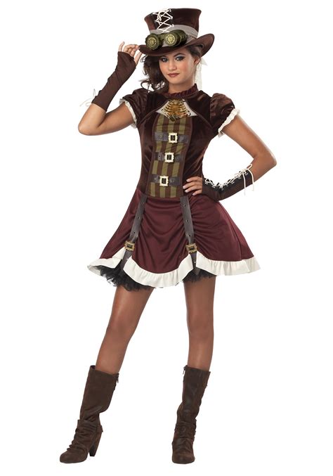 Tween Steampunk Girl Costume