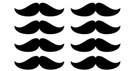 Free Printable Mustaches.pdf | Mustache template, Baby boy 1st birthday ...