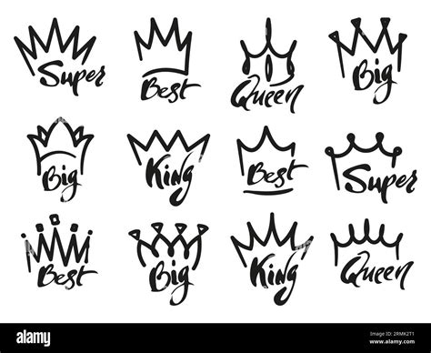 Graffiti crown Cut Out Stock Images & Pictures - Alamy