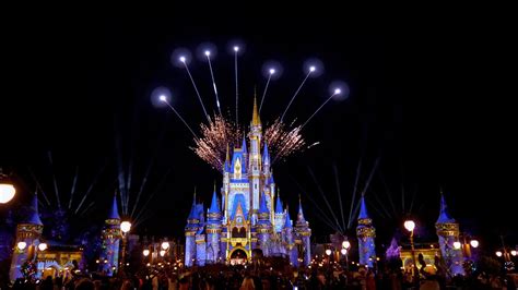 Small Fireworks at Magic Kingdom For Christmas Projections On ...