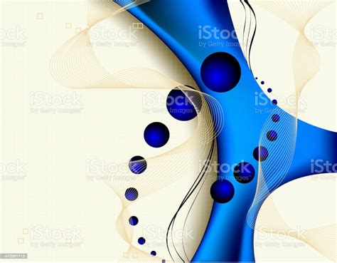 Blue Tech Abstract Background Stock Illustration - Download Image Now - Abstract, Art, Art And ...