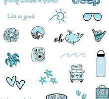 Aesthetic Stickers Printable Light Blue - kessyfanfics