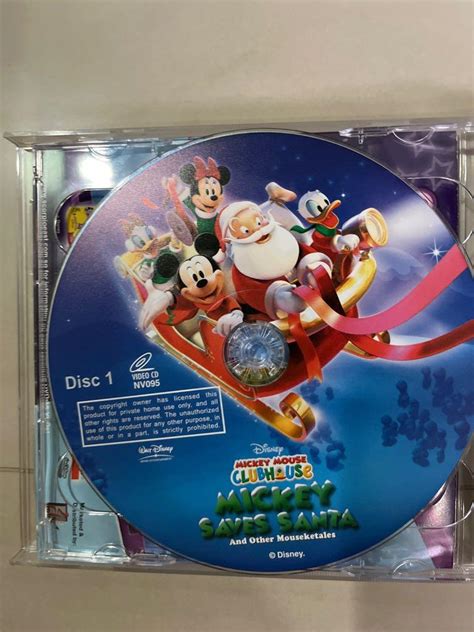 mickey saves santa dvd, Hobbies & Toys, Music & Media, CDs & DVDs on Carousell