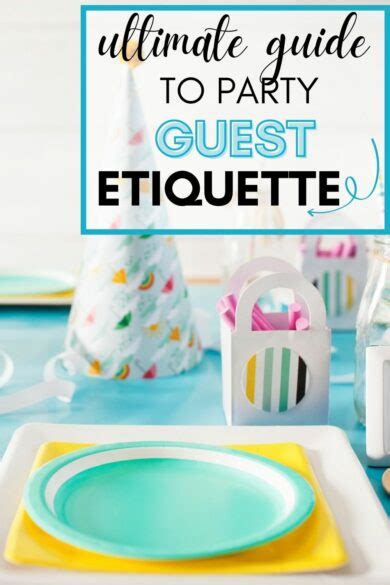 How to be a Good Party Guest: Party Etiquette You Need to Know – The Organized Mom