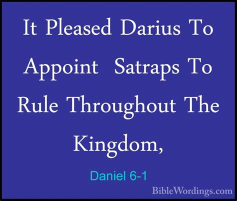 Daniel 6 - Holy Bible English - BibleWordings.com