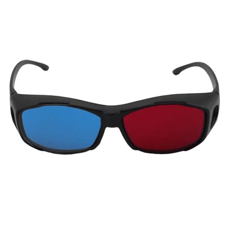 3D Glasses TV Movie Dimensional Anaglyph Video Frame 3D Vision Glasses DVD Game Glass Red And ...