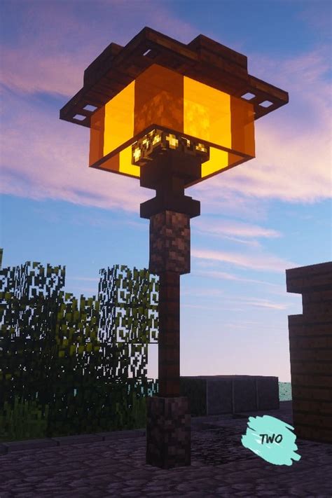 Minecraft simple modern lamp | Minecraft designs, Minecraft modern, Minecraft decorations