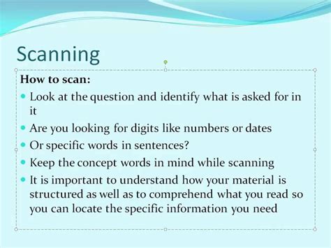 Reading Strategies-Skimming and Scanning - YouTube