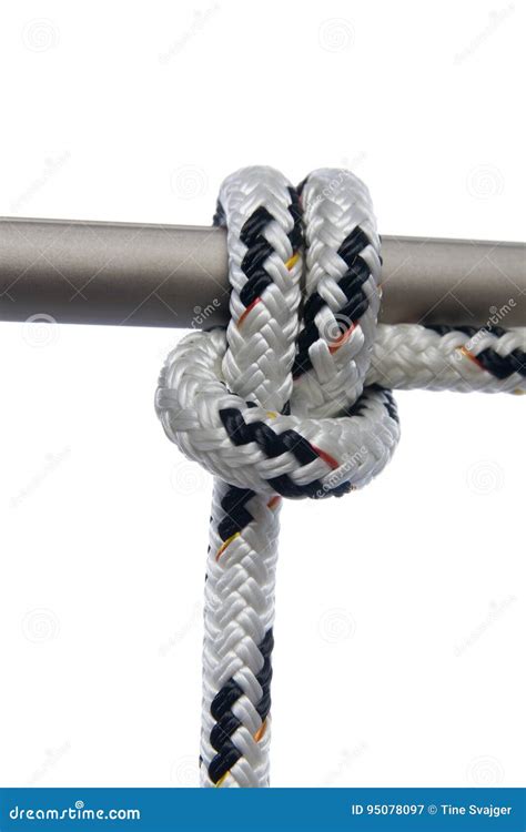 Anchor Hitch knot stock image. Image of sailing, hitch - 95078097