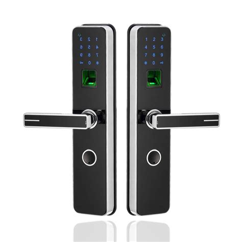 Security Electronic Digital Keyless Biometric Fingerprint Lock Door Keypad Scanner Fingerprint ...