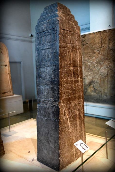 The Black Obelisk of Shalmaneser III at the British Museum – Ancient History et cetera