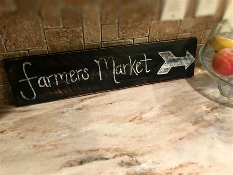 Wood, Hand Painted, Farmers Market Sign, in my Etsy Store SaddlebrookStore.Etsy.com | Farmers ...