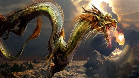 Download Fantasy Dragon 4k Ultra HD Wallpaper