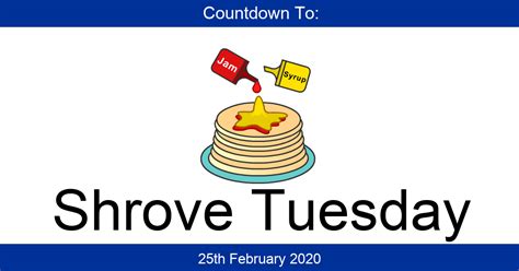 Shrove Tuesday Countdown!