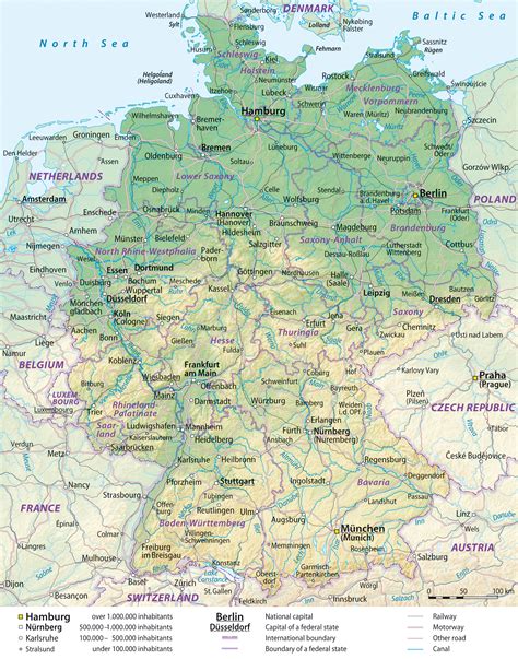 Maps of Germany | Detailed map of Germany in English | Tourist map of Germany | Road map of ...