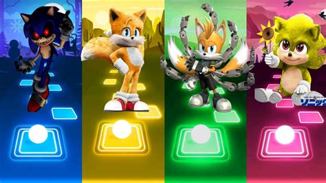 Sonic Exe Vs Tails The Hedgehog Vs Nine Tails Vs Baby Super Sonic. 🎶 ...