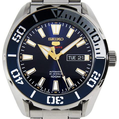 SEIKO 5 Sports SRPC51 SRPC51J Japan Blue Dial - Chronospride