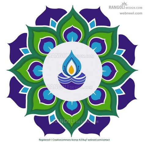 Diwali Rangoli Drawing | Free download on ClipArtMag