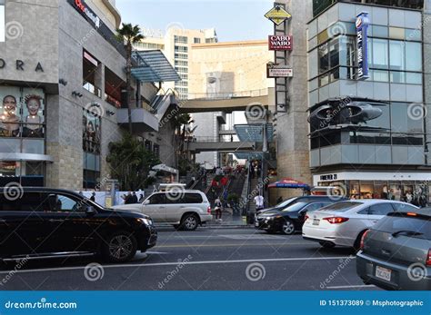 Hollywood Highland Center in Los Angeles Editorial Stock Image - Image ...