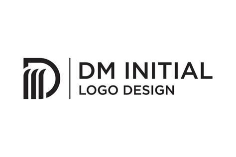 Letter DM Logo Design